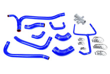 Load image into Gallery viewer, HPS Performance Silicone Radiator Hoses Ford Mustang GT500 5.4L/5.8L Supercharged (07-14) Blue / Black / Red - Blue Alternate Image