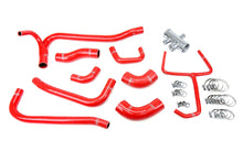 Load image into Gallery viewer, HPS Performance Silicone Radiator Hoses Ford Mustang GT500 5.4L/5.8L Supercharged (07-14) Blue / Black / Red - Red Alternate Image