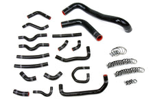Load image into Gallery viewer, HPS Performance Silicone Coolant Hose Kit Toyota Land Cruiser 4.7L V8 J100 (98-02) [Radiator + Heater] Black / Blue / Red - Black Alternate Image