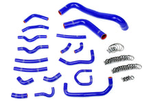 Load image into Gallery viewer, HPS Performance Silicone Coolant Hose Kit Toyota Land Cruiser 4.7L V8 J100 (98-02) [Radiator + Heater] Black / Blue / Red - Blue Alternate Image