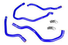 Load image into Gallery viewer, HPS Performance Silicone Coolant Hose Kit BMW 325Ci 2.5L E46 M52TU / M54 (01-06) [Radiator + Heater] Blue / Black / Red - Heater Only / Blue Alternate Image