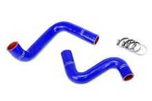Load image into Gallery viewer, HPS Performance Silicone Radiator Hose Nissan 240SX S13/S14/S15 LS Swap [SR20DET / KA24DE] Blue / Black / Red - KA24DE w/ 8 o'clock Thermostat / LS1 / Blue Alternate Image