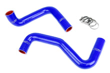 Load image into Gallery viewer, HPS Performance Silicone Radiator Hose Nissan 240SX S13/S14/S15 LS Swap [SR20DET / KA24DE] Blue / Black / Red - SR20DET w/ 9 o'clock Thermostat / LS1 / Blue Alternate Image
