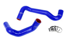 Load image into Gallery viewer, HPS Performance Silicone Radiator Hose Nissan 240SX S13/S14/S15 LS Swap [SR20DET / KA24DE] Blue / Black / Red - KA24DE w/ 8 o'clock Thermostat / LS3/LS7 / Blue Alternate Image