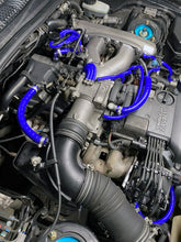 Load image into Gallery viewer, HPS Performance Silicone Vacuum Hoses Toyota Supra MK4 Non-Turbo (93-98) Black or Blue - Black Alternate Image