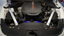 Load image into Gallery viewer, HPS Performance Silicone Breather BOV Hoses Kia Stinger 3.3T V6 Twin Turbo (18-22) Black / Blue / Red - Black Alternate Image