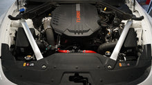Load image into Gallery viewer, HPS Performance Silicone Breather BOV Hoses Kia Stinger 3.3T V6 Twin Turbo (18-22) Black / Blue / Red - Black Alternate Image