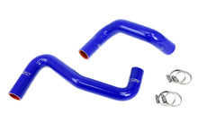 Load image into Gallery viewer, HPS Performance Silicone Radiator Hose Nissan 240SX S13/S14/S15 LS Swap [SR20DET / KA24DE] Blue / Black / Red - SR20DET w/ 8 o'clock Thermostat / LS1 / Blue Alternate Image