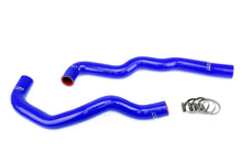 Load image into Gallery viewer, HPS Performance Silicone Coolant Hoses Lexus GS300 / GS400 w/ 2JZ-GTE Swap (98-05) [Radiator + Heater + Throttle Body Hoses] Blue / Black / Red - Radiator / Blue Alternate Image