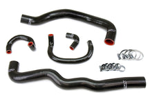 Load image into Gallery viewer, HPS Performance Silicone Coolant Hoses Lexus GS300 / GS400 w/ 2JZ-GTE Swap (98-05) [Radiator + Heater + Throttle Body Hoses] Blue / Black / Red - Radiator + Heater / Black Alternate Image