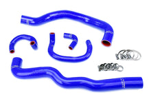 Load image into Gallery viewer, HPS Performance Silicone Coolant Hoses Lexus GS300 / GS400 w/ 2JZ-GTE Swap (98-05) [Radiator + Heater + Throttle Body Hoses] Blue / Black / Red - Radiator + Heater / Blue Alternate Image
