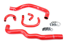 Load image into Gallery viewer, HPS Performance Silicone Coolant Hoses Lexus GS300 / GS400 w/ 2JZ-GTE Swap (98-05) [Radiator + Heater + Throttle Body Hoses] Blue / Black / Red - Radiator + Heater / Red Alternate Image