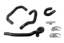 Load image into Gallery viewer, HPS Performance Silicone Coolant Hoses Nissan Skyline GTR R33 RB26 (95-98) [Radiator + Heater + Ancillary + Idle Air Control] Black / Blue / Red - Heater / Black Alternate Image