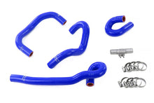 Load image into Gallery viewer, HPS Performance Silicone Coolant Hoses Nissan Skyline GTR R33 RB26 (95-98) [Radiator + Heater + Ancillary + Idle Air Control] Black / Blue / Red - Heater / Blue Alternate Image