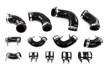 Load image into Gallery viewer, HPS Performance Silicone Intercooler Hoses Nissan Skyline GTR R33 RB26 (95-98) Black or Blue - Black Alternate Image