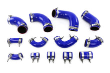 Load image into Gallery viewer, HPS Performance Silicone Intercooler Hoses Nissan Skyline GTR R33 RB26 (95-98) Black or Blue - Blue Alternate Image