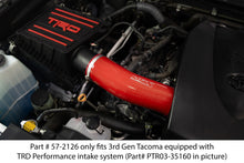 Load image into Gallery viewer, HPS Performance Silicone Air Intake Hose Toyota Tacoma 3.5L V6 (2016-2023) [Post MAF] Black or Red Alternate Image