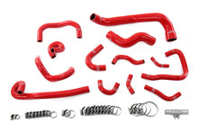 Load image into Gallery viewer, HPS Performance Silicone Coolant Hoses Nissan Skyline GTR R33 RB26 (95-98) [Radiator + Heater + Ancillary + Idle Air Control] Black / Blue / Red - Radiator + Heater + Ancillary / Red Alternate Image