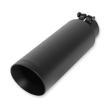 Load image into Gallery viewer, Flowmaster Exhaust Tip (3" Inlet / 4" Black Angle Cut / 13" Long) Clamp On - 15398B - Default Title Alternate Image
