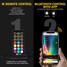 Load image into Gallery viewer, Xprite Fog Lights Dodge Magnum (2005-2008) 4 Inch RGB LED Halo - Escapade Series Alternate Image