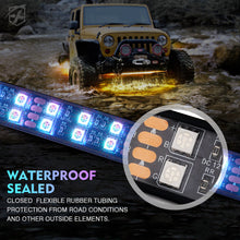 Load image into Gallery viewer, Xprite Dual Row RGB LED Underbody Glow Kit [Rivalry Series] w/ Remote Control and Bluetooth - Default Title Alternate Image