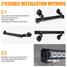 Load image into Gallery viewer, Xprite Contract G2 Series 17" Dual LED Directional Traffic Advisor Light Bars - Multiple Light Color Options - White-Amber Alternate Image