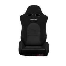 Load image into Gallery viewer, BRAUM ADVAN Sport Seats (Reclinable) Red Jacquard / Black Stitching or Black Jacquard / Black Alcantara - Red Jacquard / Black Stitching Alternate Image