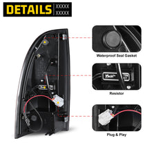 Load image into Gallery viewer, Winjet LED Tail Lights for Toyota Tacoma (2005–2015) Chrome / Red Lens with or without Sequential Turn Signal Light CTWJ-07 - without Sequential Signal / Red Alternate Image