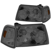Load image into Gallery viewer, DNA Headlights for Ford Ranger (2001-2011) with Black or Chrome Housing and Clear or Smoke Lens Alternate Image