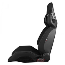 Load image into Gallery viewer, BRAUM Alpha-X Seats (Reclinable w/ Carbon Fiber Look Back) White / Red / Black Alternate Image