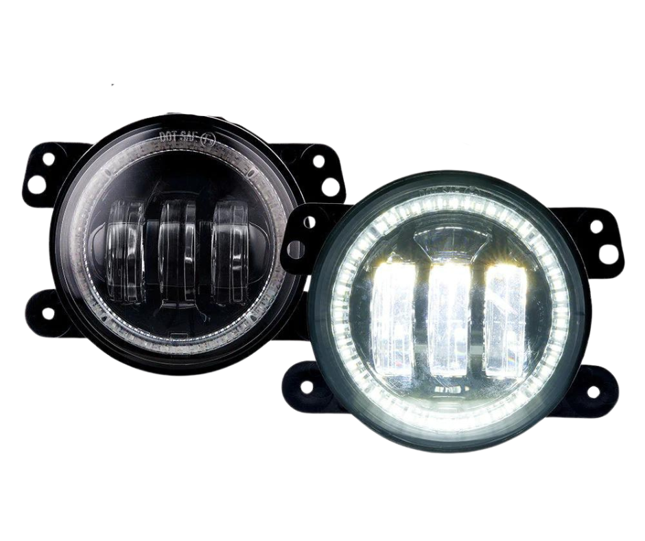 Xprite 4 Inch Halo LED Fog Lights Dodge Charger (11-13) [Escapade Seri Xprite 4 Inch Halo LED Fog Lights Dodge Charger (11-13) [Escapade Seri
