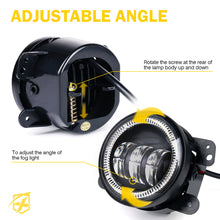 Load image into Gallery viewer, Xprite 4 Inch Halo LED Fog Lights Jeep Grand Cherokee (11-13) [Escapade Series] Multiple Color Options Alternate Image