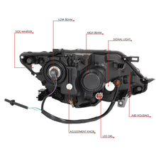 Load image into Gallery viewer, DNA Projector Headlights Nissan Rogue (2014-2016) OE Style w/ Black or Chrome Housing Alternate Image