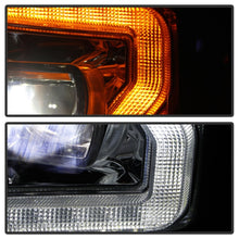 Load image into Gallery viewer, Spyder LED Projectile Headlights Ford F250/F350/F450 Super Duty (17-19 ) Halogen Model [Apex  Series - Sequential LED Turn Signal] Black or Chrome Alternate Image
