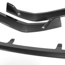 Load image into Gallery viewer, DNA Front Bumper Lip for Lexus IS350 (21-23) IS500 (22-23) 3-Piece V-Style with Matte Black Finish - Default Title Alternate Image
