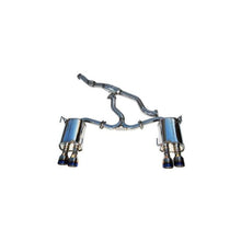 Load image into Gallery viewer, Invidia Q300 Exhaust Subaru WRX / WRX STi Sedan (11-19) Catback w/ Single Layer Quad Polished or Titanium Blue Tips - Titanium Blue Alternate Image