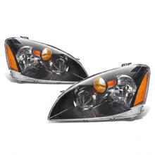 Load image into Gallery viewer, DNA Headlights for Nissan Altima (2002-2004) with Black Housing and Clear Lens Alternate Image