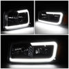 DNA Headlights for GMC Yukon (2000-2006) Yukon XL 1500 (2001-2006) with C-Shaped LED DRL and Black or Chrome Housing