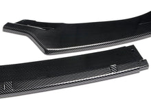 Load image into Gallery viewer, DNA Front Bumper Lip for VW Golf GTI / R / R-Line MK7 (2014-2020) 3-Piece with Matte / Gloss Black / Carbon Fiber Finish - Matte Black Alternate Image