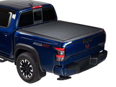 BAK Revolver X4s Tonneau Cover Nissan Frontier 5ft/6.1ft Bed (05-21) [w/ Factory Bed Rail Caps Only] Truck Bed Hard Roll-Up Cover