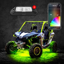 Load image into Gallery viewer, XKGlow 6W LED Rock Light Standard Kit w/ Dual-Mode Dash Mount Controller - 4pc or 8pc - 4pc Rock Lights Alternate Image