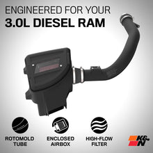 Load image into Gallery viewer, K&amp;N Cold Air Intake Ram 1500 3.0L V6 Diesel (2020-2023) [Air Charger Kit] 63-1586 - Default Title Alternate Image