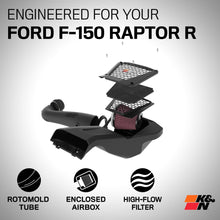 Load image into Gallery viewer, K&amp;N Cold Air Intake Ford F150 Raptor R 5.2L V8 (2023-2024) [Air Charger Kit] 63-2624 - Default Title Alternate Image