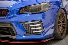 Load image into Gallery viewer, OLM Fog Light Bezel for Subaru WRX / WRX STI (2018-2021) Clear Tri Bar with LED Sequential Turn Signals &amp; DRL OLMA.70106.1 Alternate Image