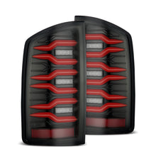 Load image into Gallery viewer, AlphaRex LED Tail Lights Dodge Ram (07-09) LUXX Series - Black / Black-Red / Alpha-Black - Black-Red Alternate Image