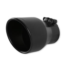 Load image into Gallery viewer, Flowmaster Exhaust Tip (3" Inlet / 4.5" Black Angle Cut / 7" Long) Clamp On - 15406B Alternate Image