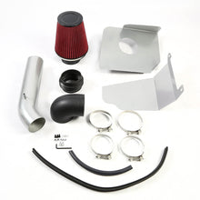 Load image into Gallery viewer, DNA Air Intake Kit Chevy Avalanche Tahoe Suburban Silverado 1500 (2007-2008) [w/ Heat Shield + Cone Filter] Silver / Black Alternate Image