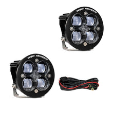 Load image into Gallery viewer, Baja Designs LED Auxiliary Pod Light - Pair Squadron-R SAE with Clear or Amber Lens - Clear Alternate Image