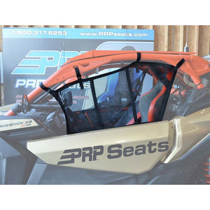 PRP Mesh Window Net Can-Am Maverick X3 (2017) [w/ Stock Door & Stock Cage] Nylon Mesh