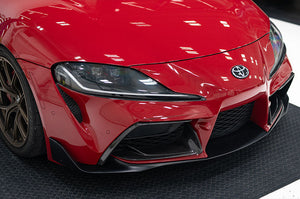 OLM Bumper Covers Toyota Supra (20-22) [Lower Front] LE Dry Carbon Fiber